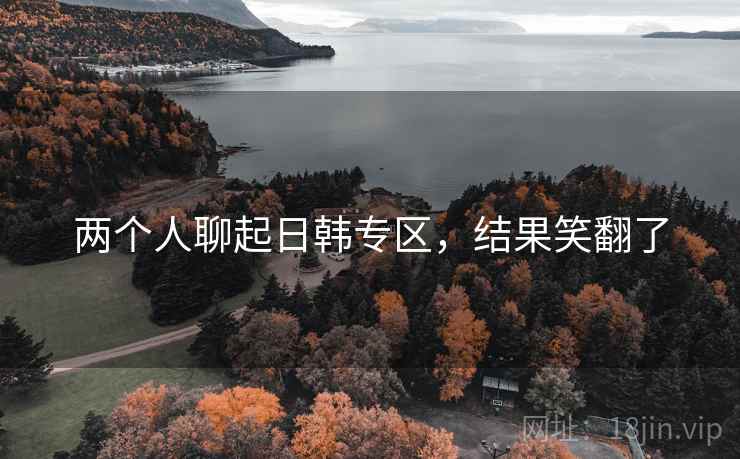 两个人聊起日韩专区，结果笑翻了  第2张