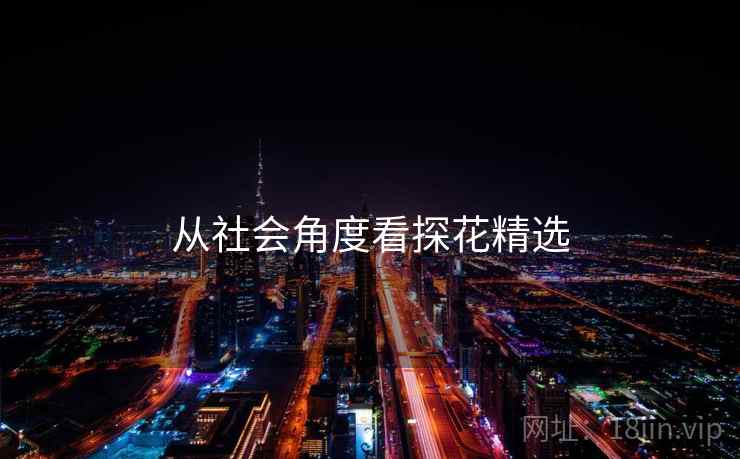 从社会角度看探花精选