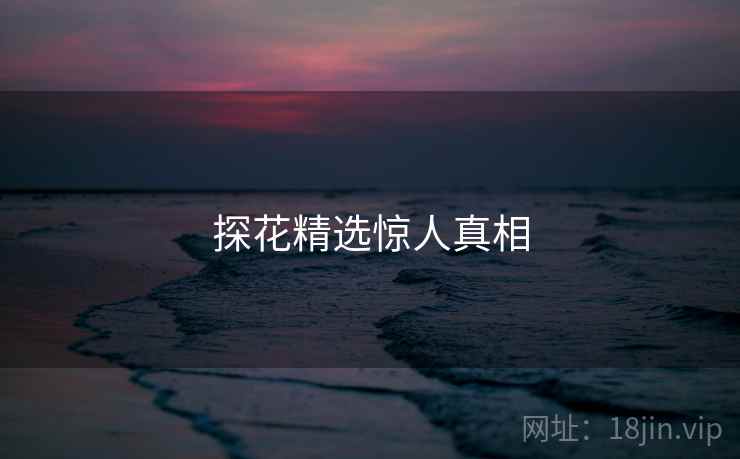 探花精选惊人真相