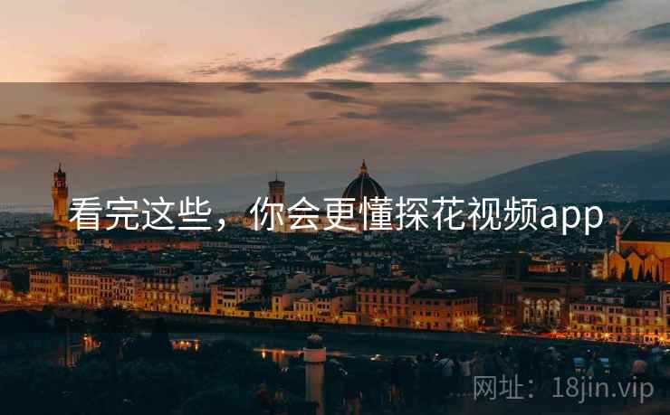 看完这些，你会更懂探花视频app  第1张